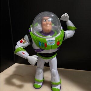 Toy Story Buzz Lightyear 12”  Talking Figure Thinkway Toys Works- w/ Batteries